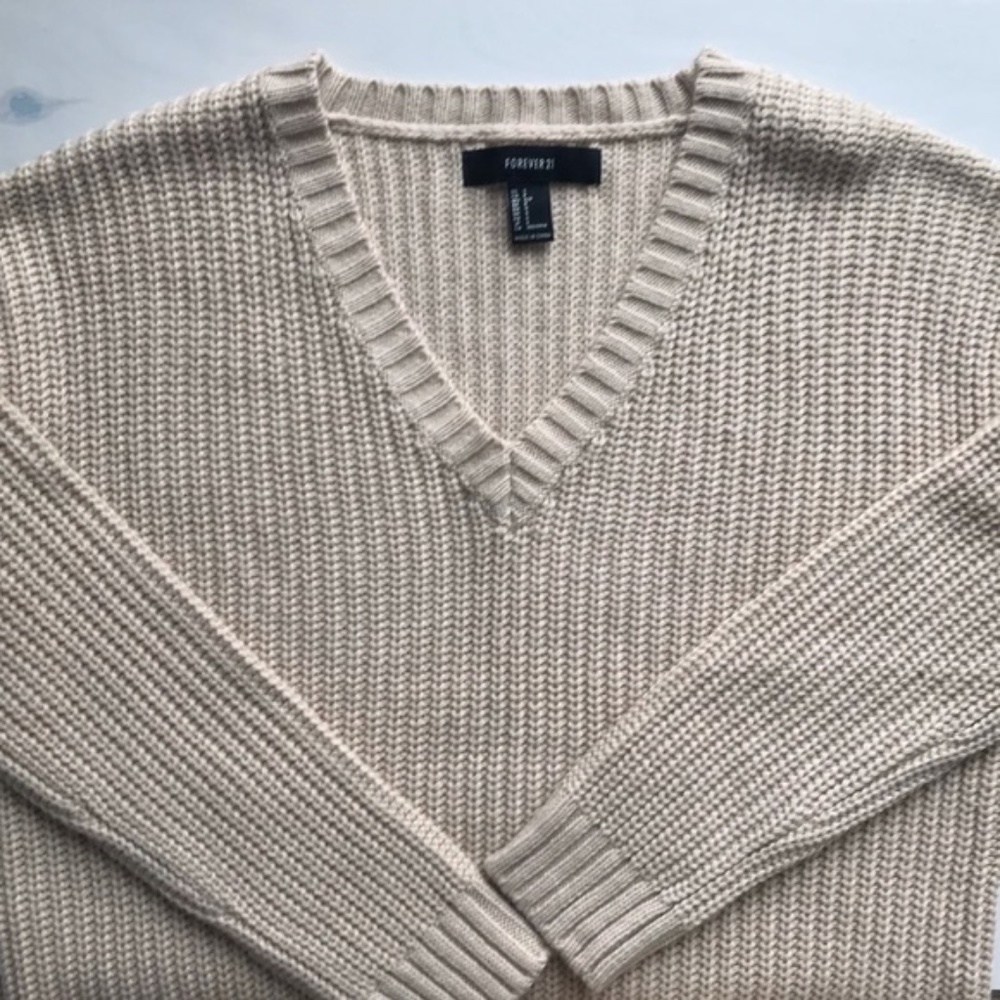 [Forever 21] - V-neck Sweater